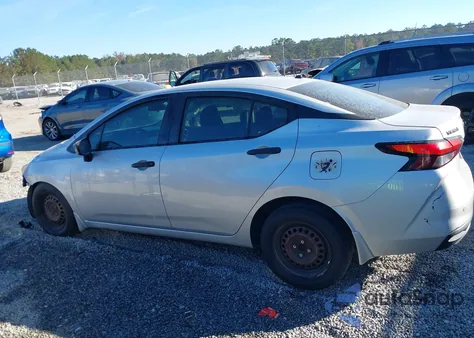 2020 Nissan Versa S Xtronic Cvt z USA, uszkodzony, nr VIN 3N1CN8DVXLL881237